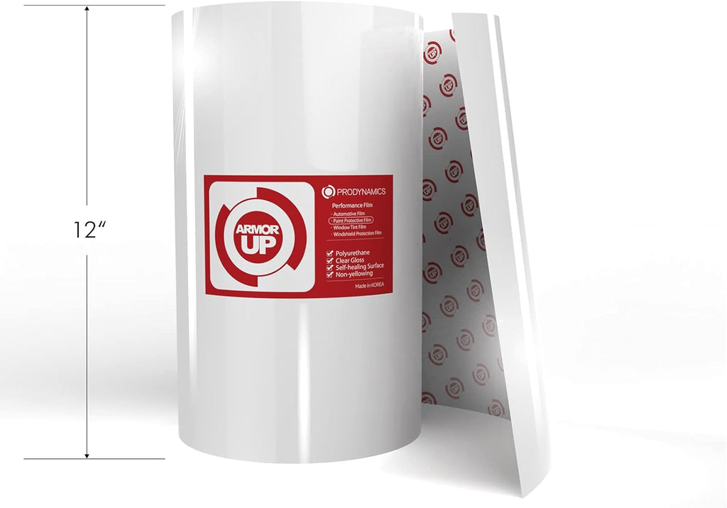 Clear 12”x72” 8 mil Polyurethane Car Paint Protection Film Pack of 2 M713172