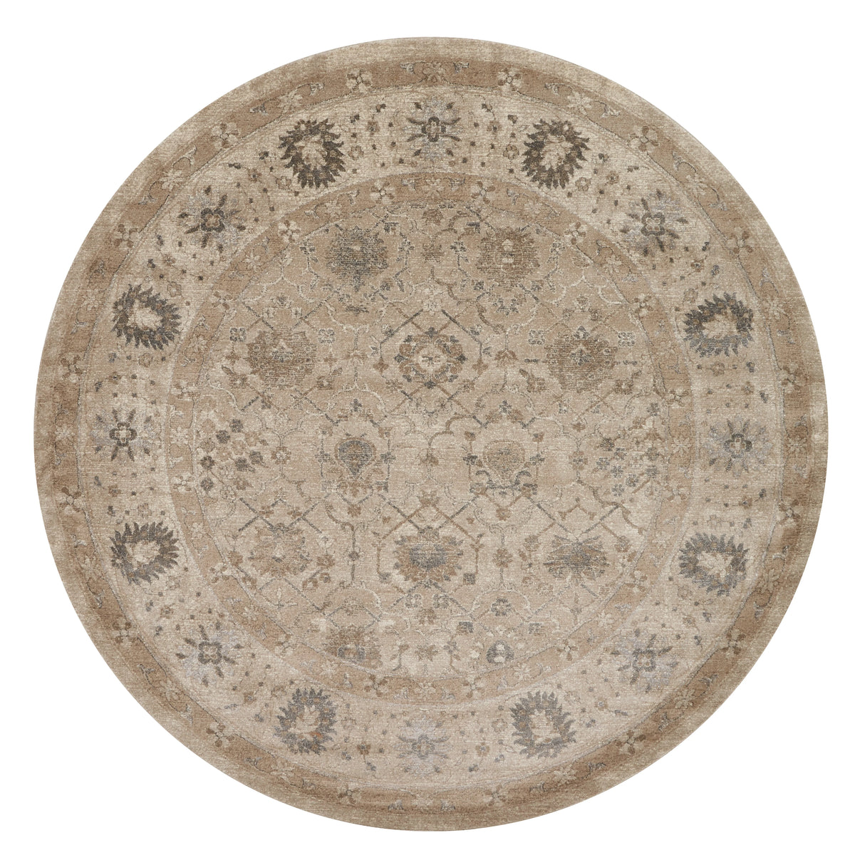 Taupe 9'3 x 9'3 Rug B205526