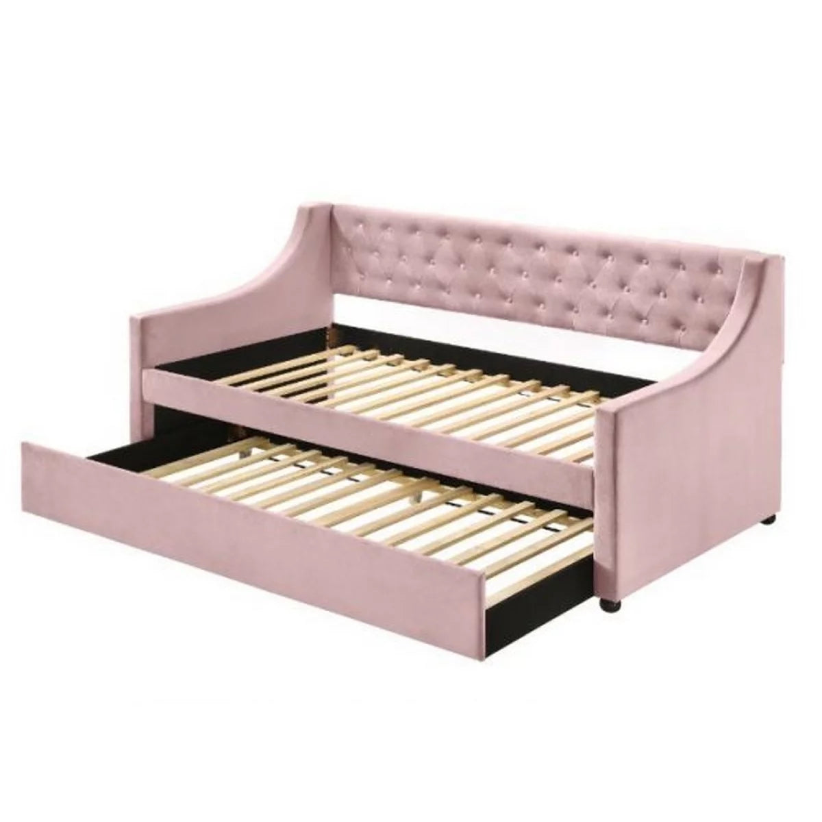 Pink Twin Daybed with Trundle K70526