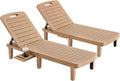 Oversized Outdoor Lounge Chair Set of 2 S76244