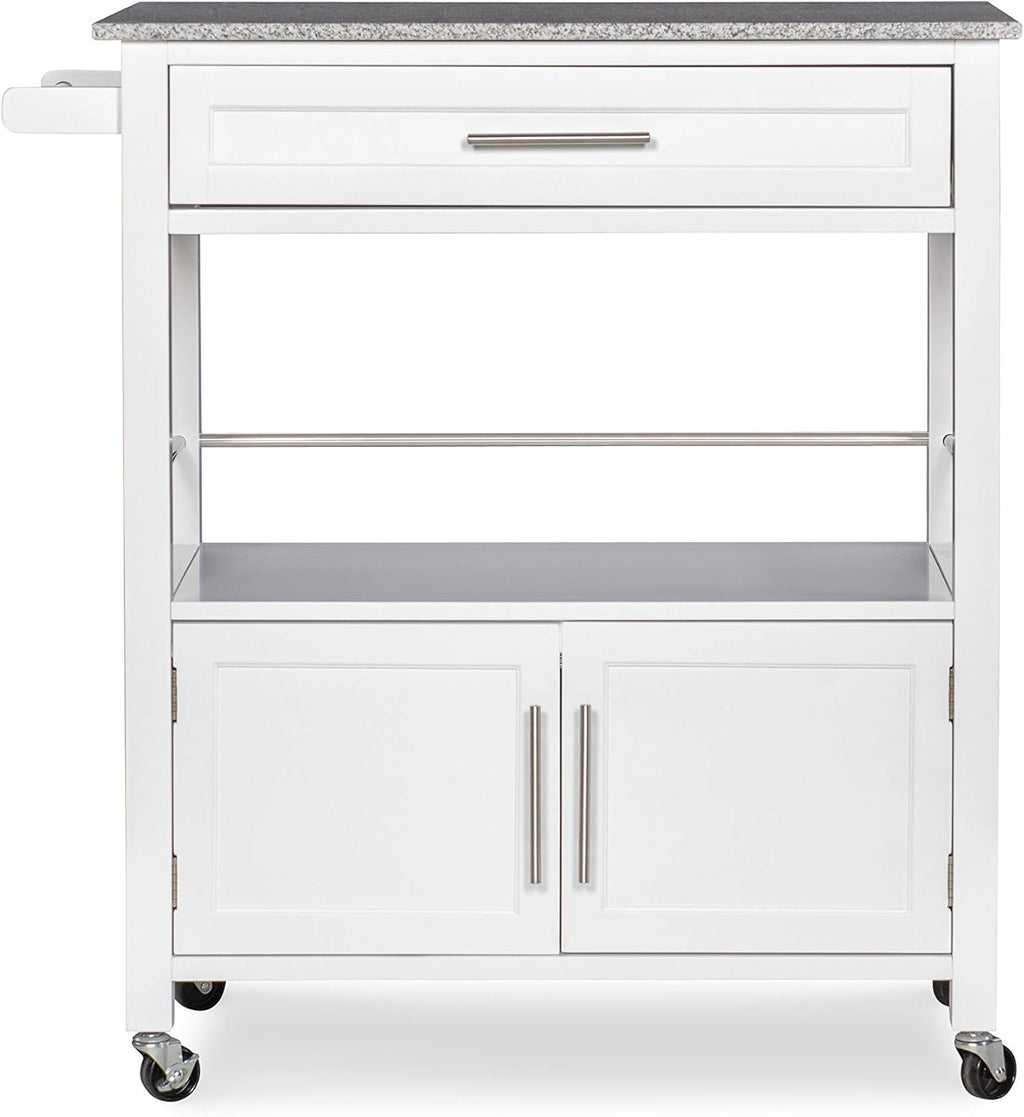 White Kitchen Cart T9407