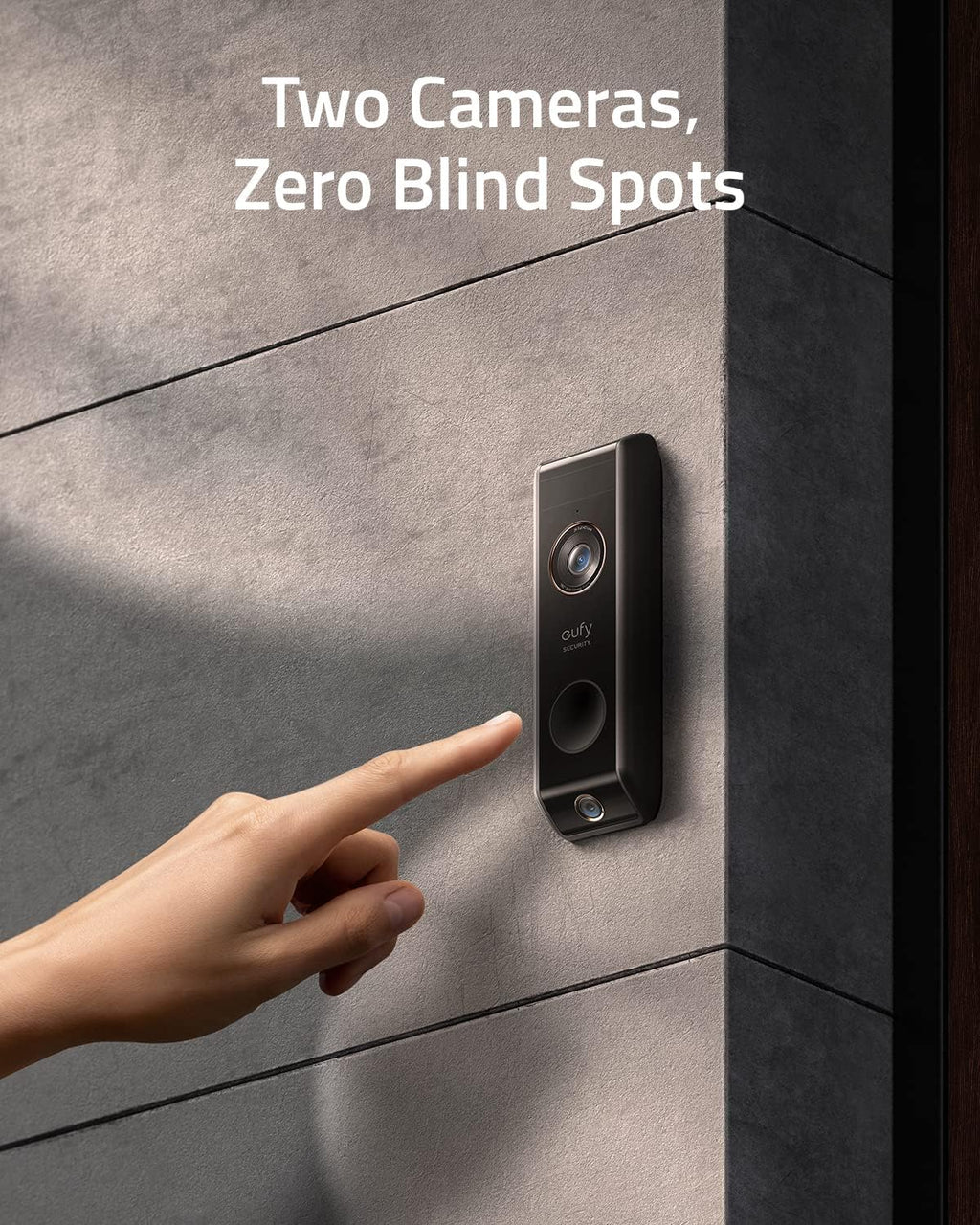 Battery-Powered Dual Camera Video Doorbell X495344