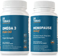 Omega 3 Fish Oil & Menopause Relief Supplements 60 Capsules T349