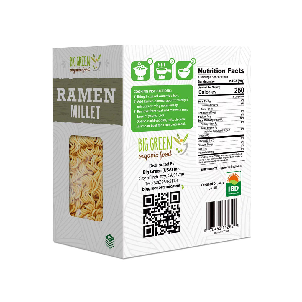 Organic Millet Ramen 9.8 oz 3 Packs H52483