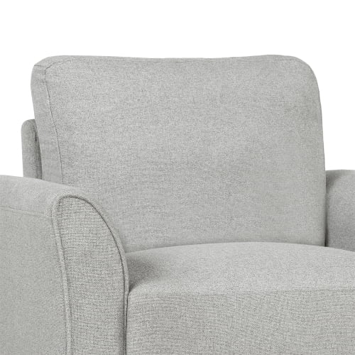 Light Gray Linen Fabric Sofa Set G68638