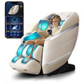 4D Full Body Massage Chair with Zero Gravity Recliner Grey Q833663