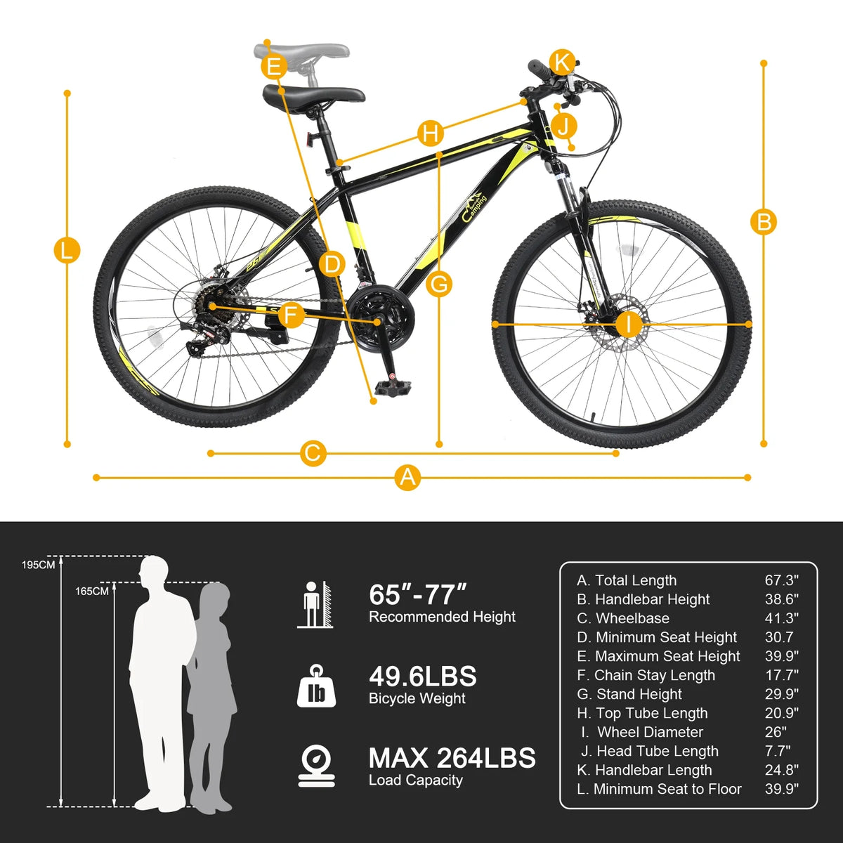 21-Speed 26 inch Mountain Bike I98476