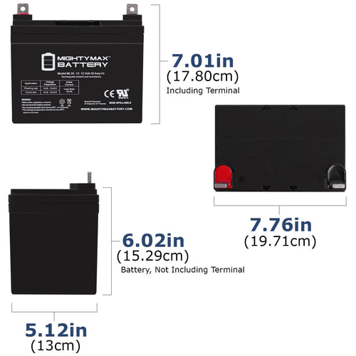 12V 35Ah Replacement Battery M31901
