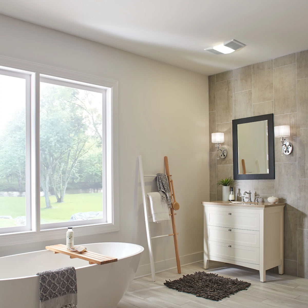 Bathroom Ceiling Ventilation with Exhaust Fan & Lighting L5161