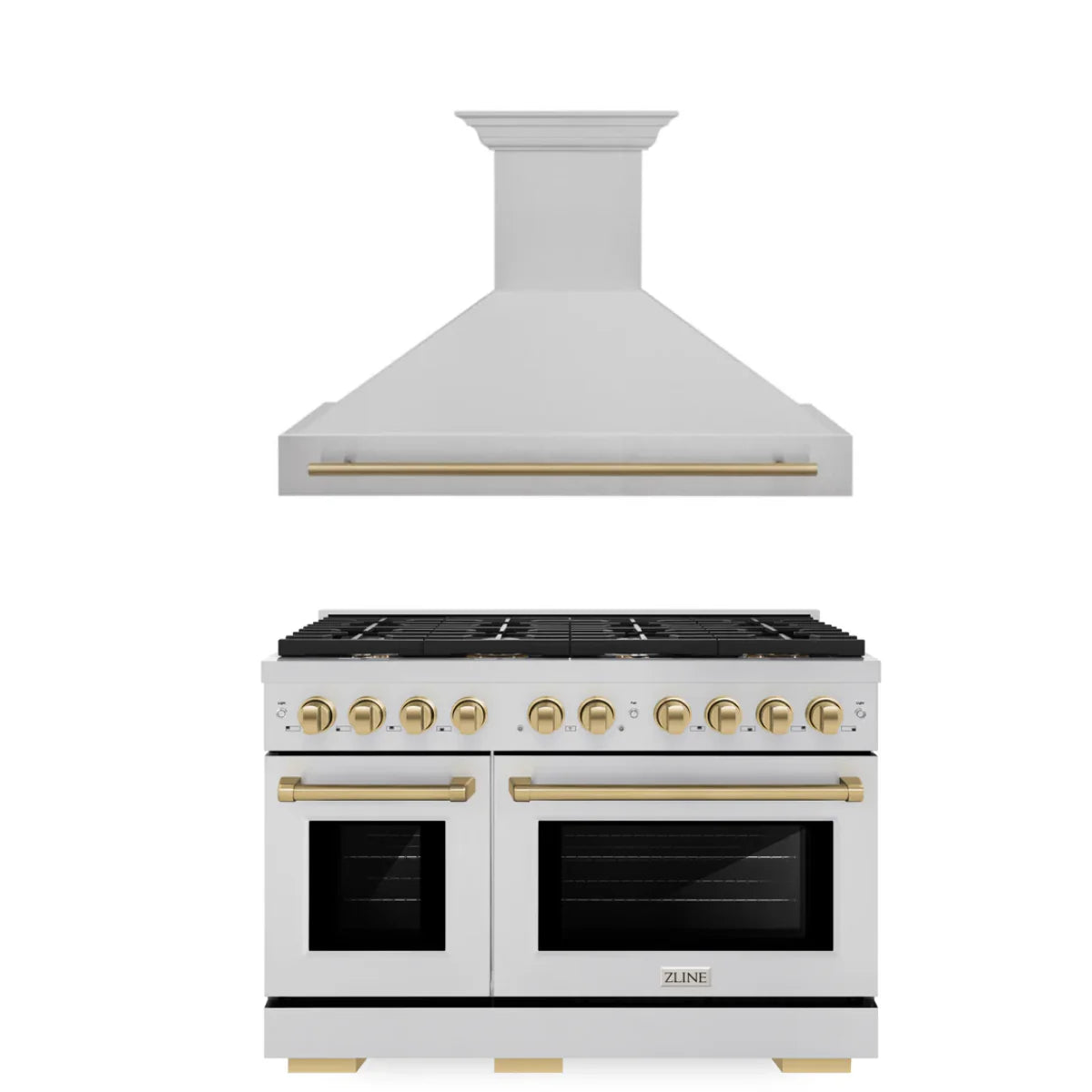 48 In. Gas Range and Range Hood in Stainless Steel C5631