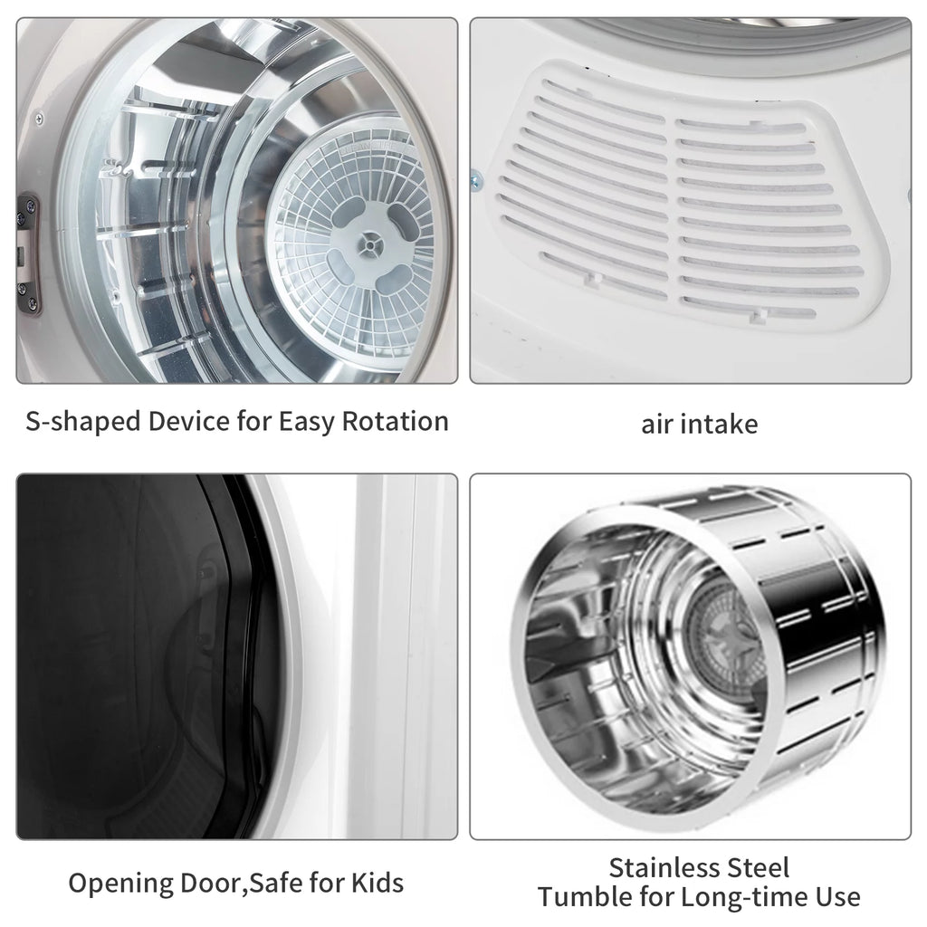 White 2.6 cu ft Compact Electric Dryer X883020