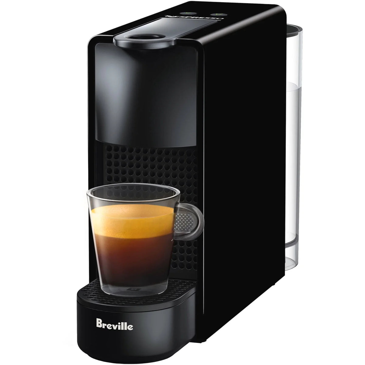 Black Single-Serve Machine with Milk Frothier E174184