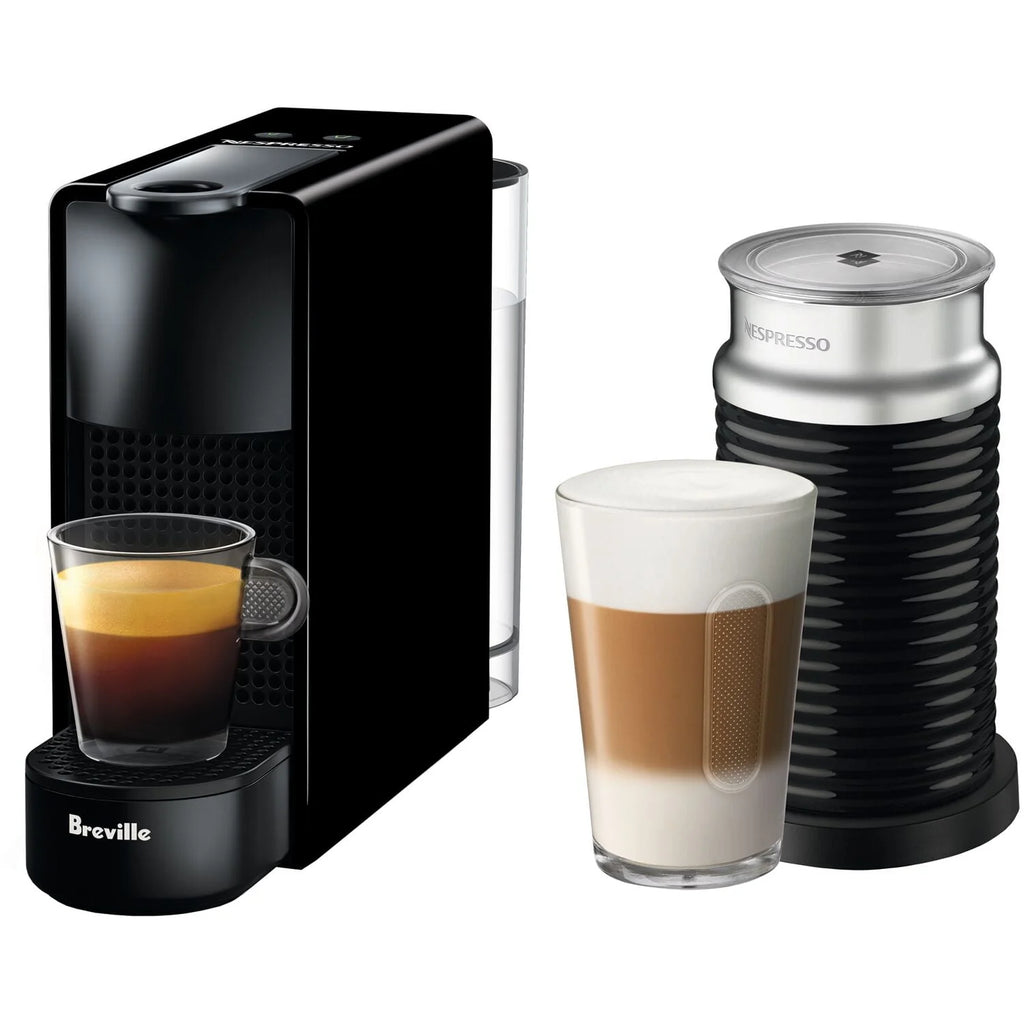 Black Single-Serve Machine with Milk Frothier E174184