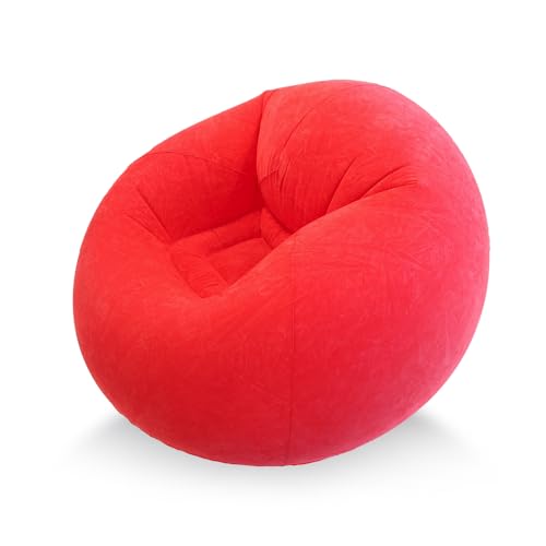 Black Inflatable Bean Bag Chair R221680