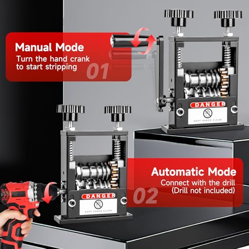 Manual Wire Stripper Machine with 6 Channels & 5 Blades X24180