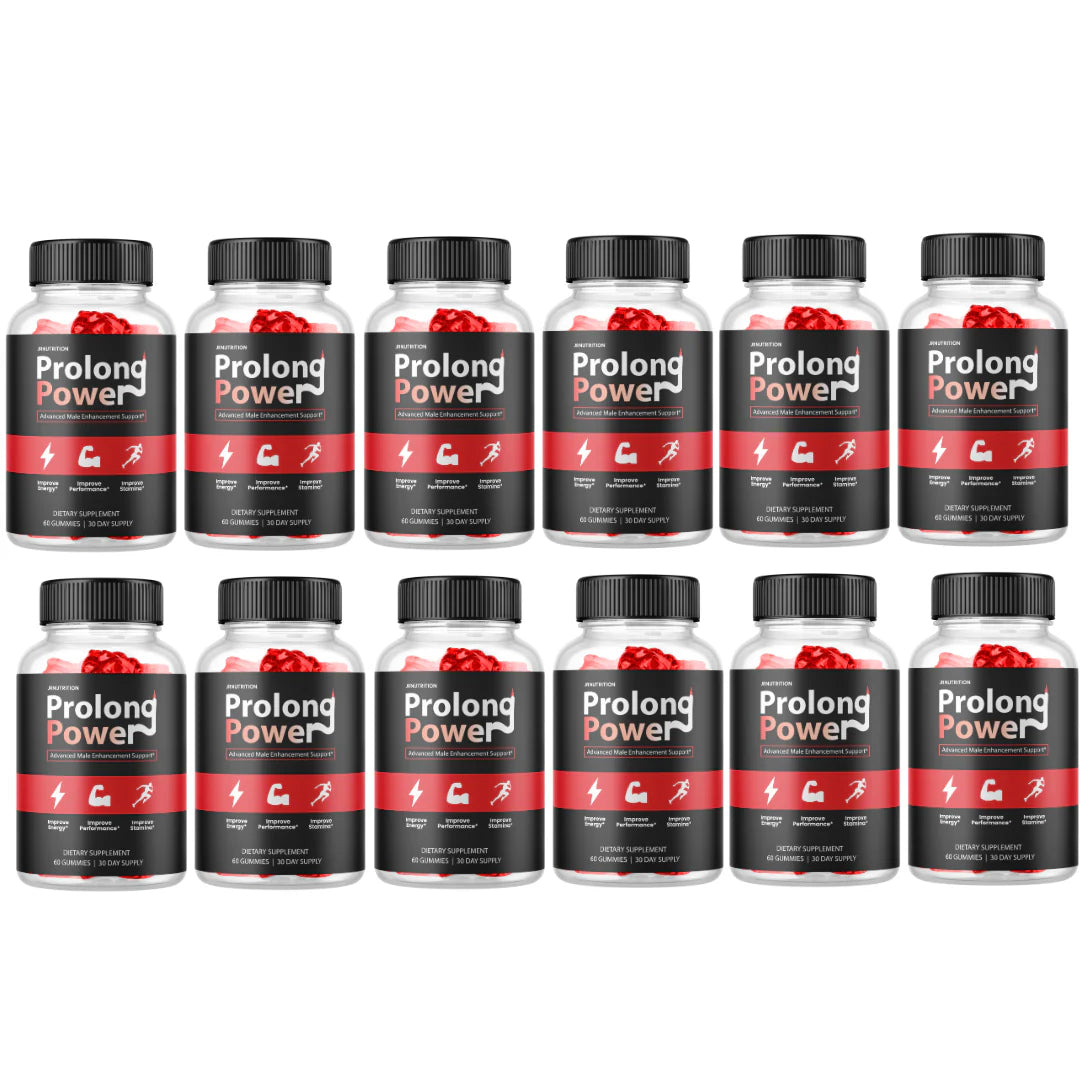 Max Strength Male Supplement Gummies 12 Bottles U2834
