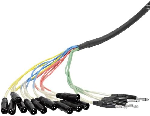 12 Channel 100' XLR Snake Cable with 1/4 Returns E986