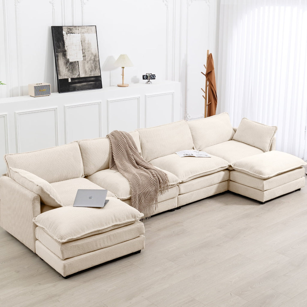 Navy Corduroy 2 Seater Loveseat Sofa B54968