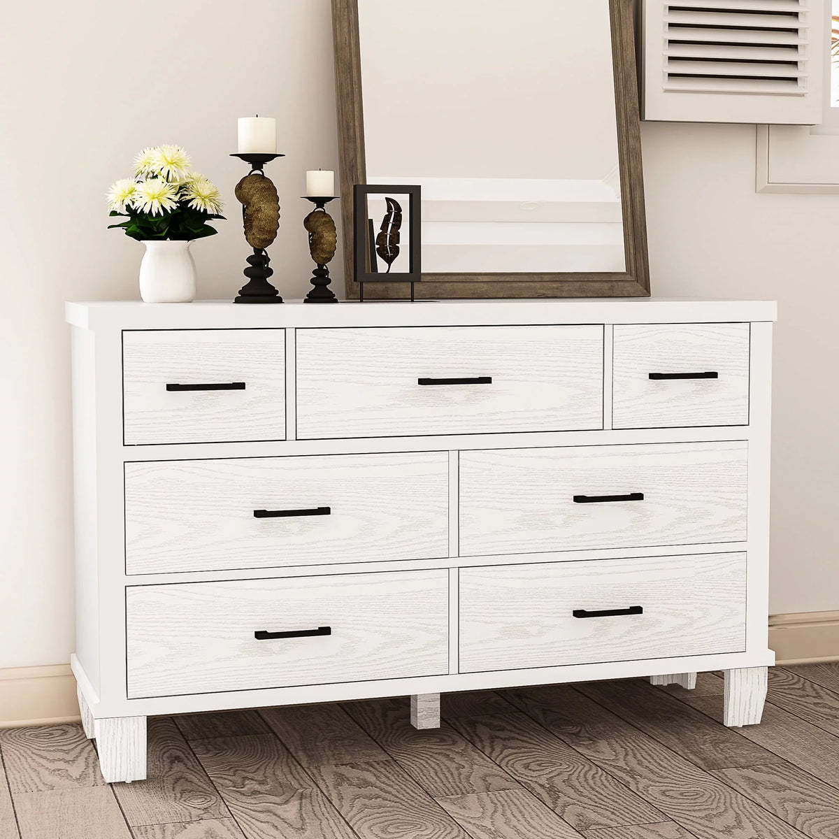 5 Drawer Grey Dresser S14442
