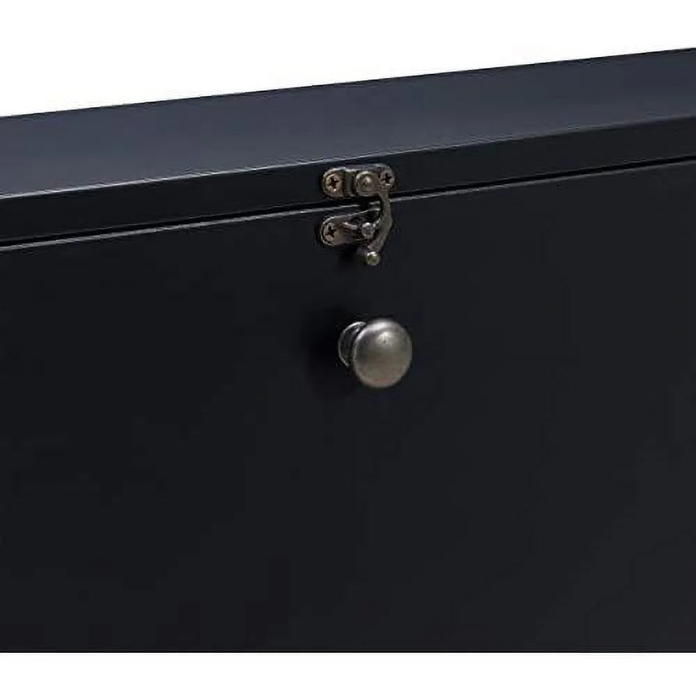 Black Wall Mount Folding Desk H93568