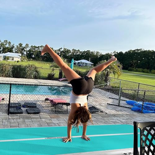 Inflatable Gymnastics Mat with Tumbling Barrel C29375
