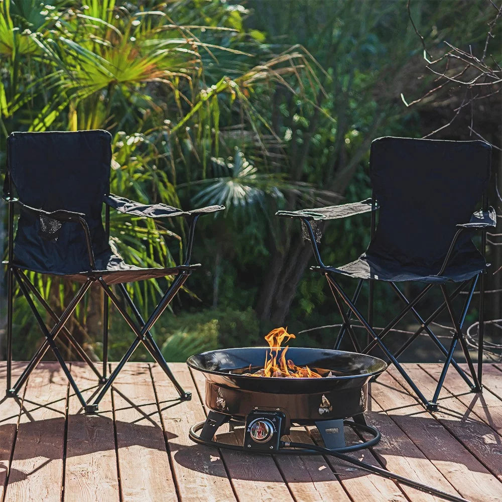 24-Inch 58,000 BTU Propane Gas Fire Pit with Cover X16594