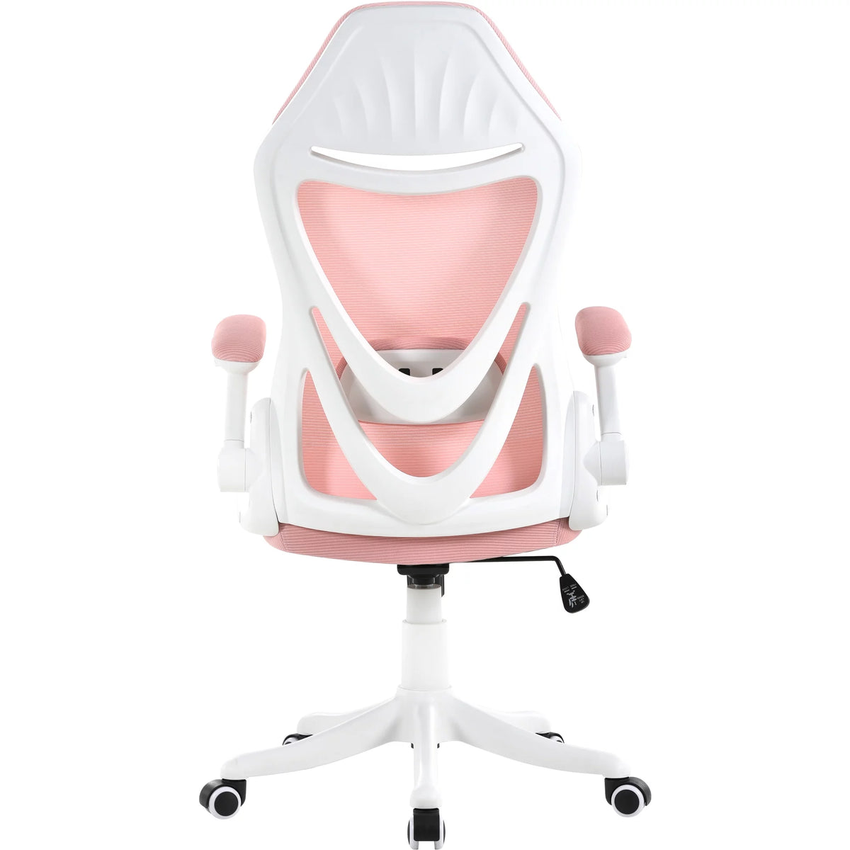 Pink Adjustable Mesh Ergonomic Office Chair J434652