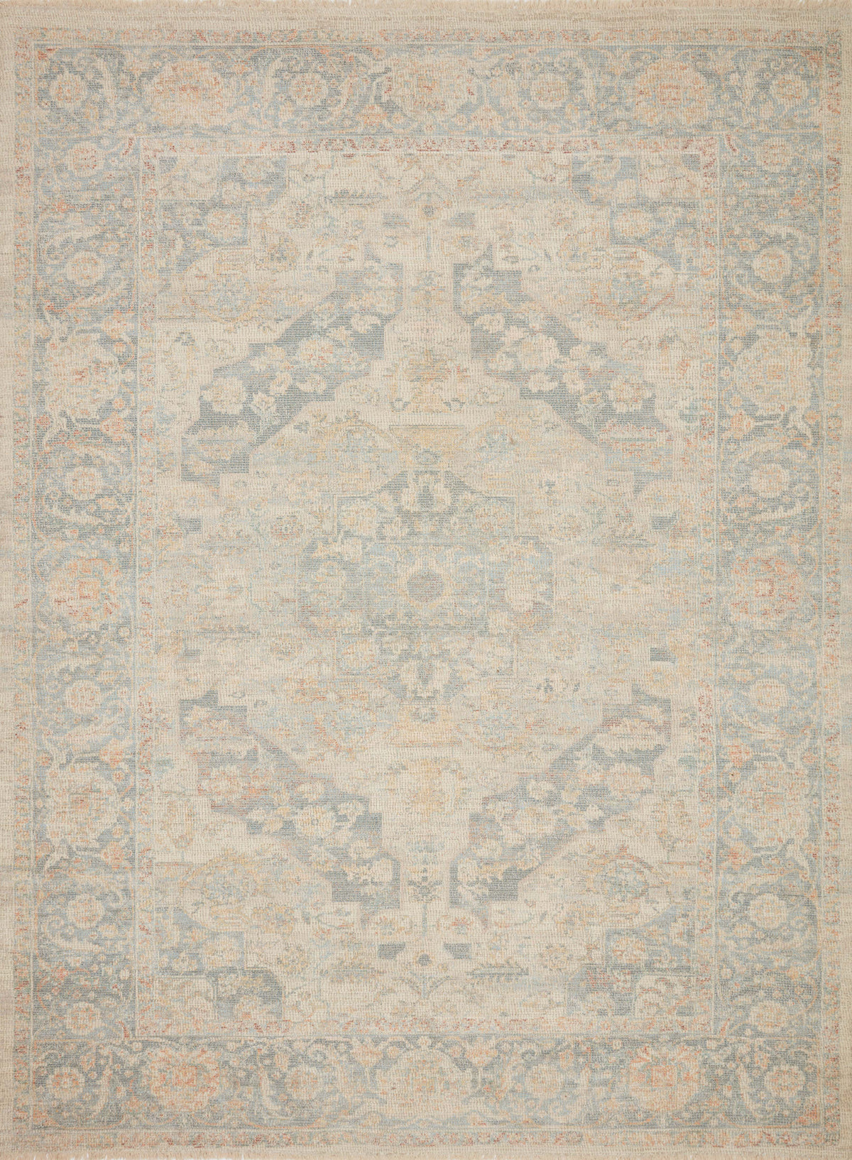 Bone Bluestone Rug P28358