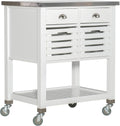 White Kitchen Cart K965