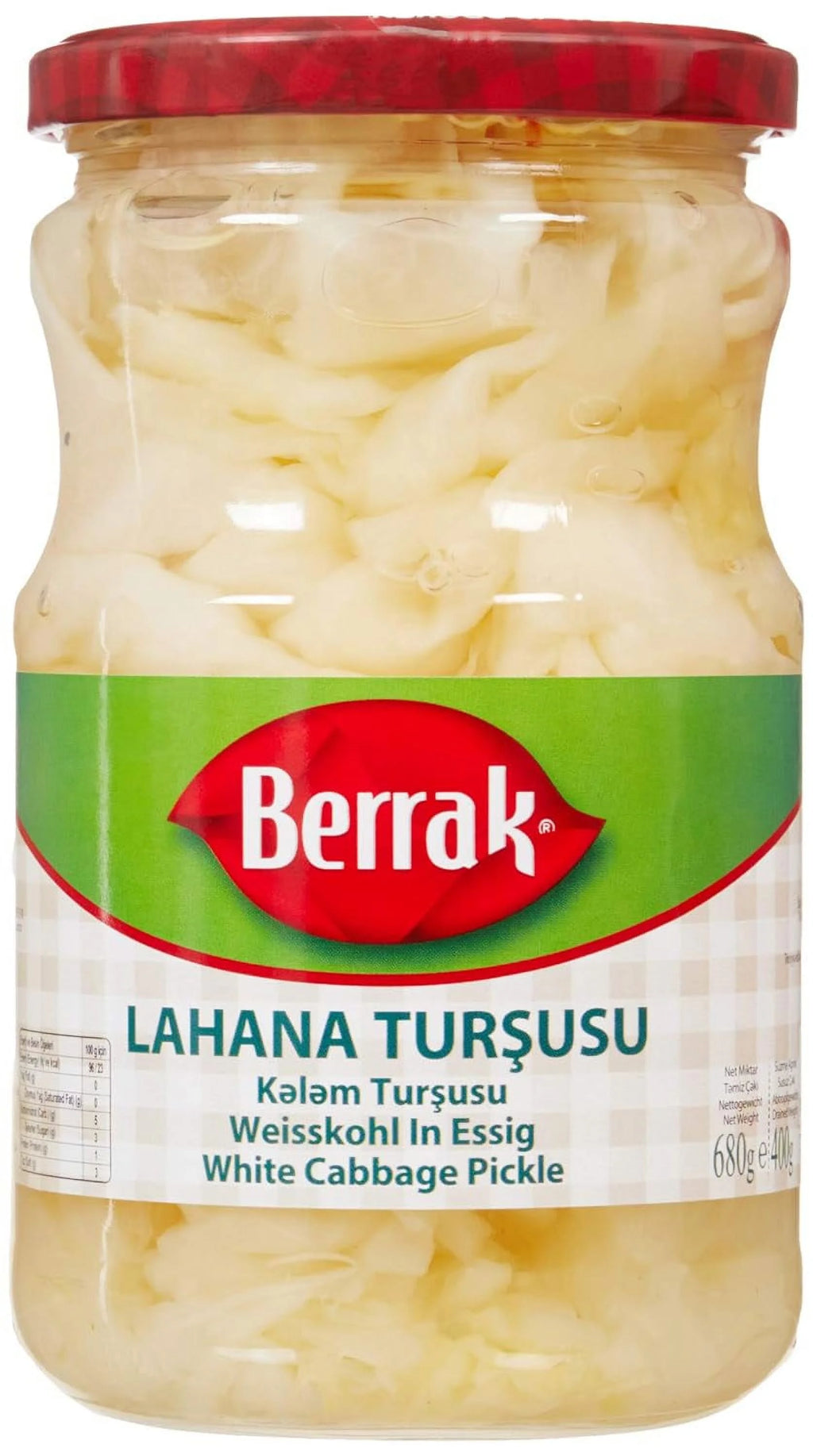 Cabbage Pickles 720 Ml Glass C25063