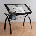Black Clear Glass Craft Station Y64848