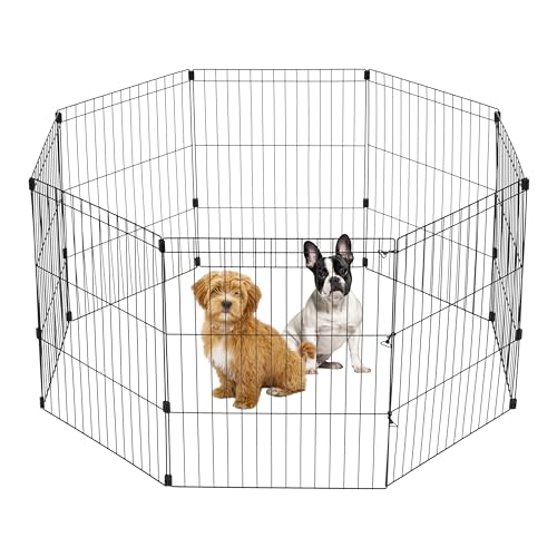 Metal 8-Panel 24" Dog Playpen U815