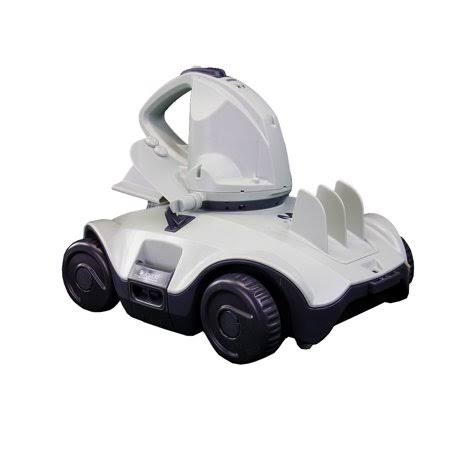 Cordless Robotic Pool Cleaner with Batteries and Charger Cable Y853