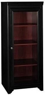 Audio Cabinet with 2 Adjustable Shelves in Antique Black R659057