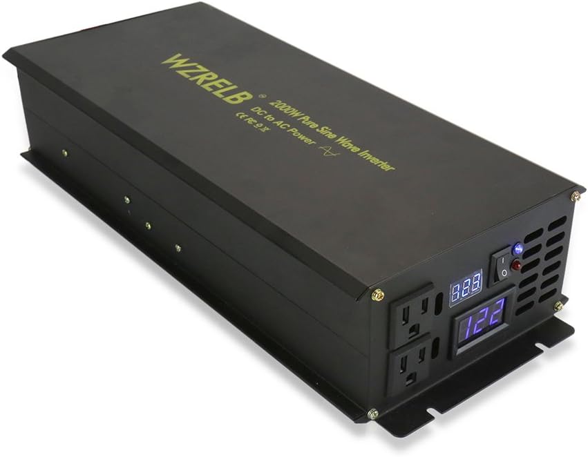 2500W Pure Sine Wave Solar Power Inverter 24V DC to 120V AC A5426