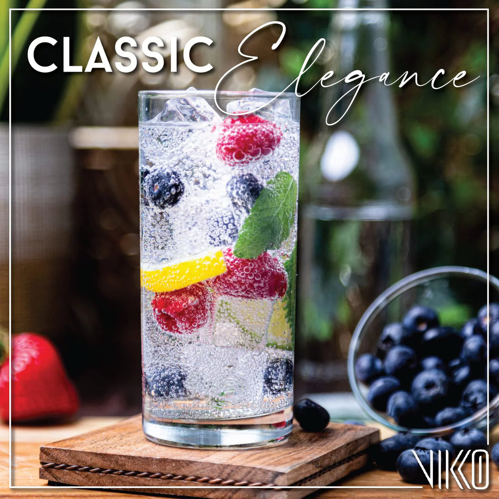 Set of 12 10 Ounce Drinking Glasses L5123