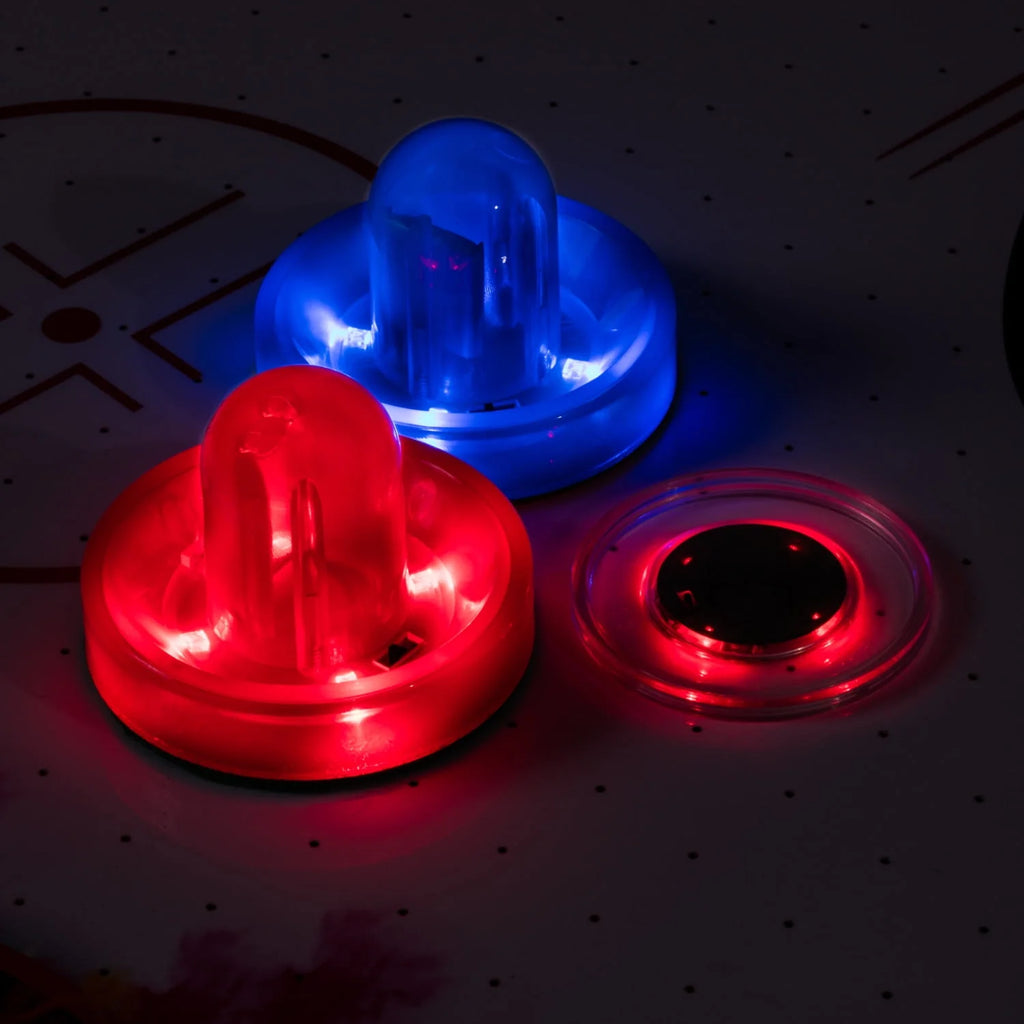 54 LED Air Hockey Table with 2 Pushers and Puck K793