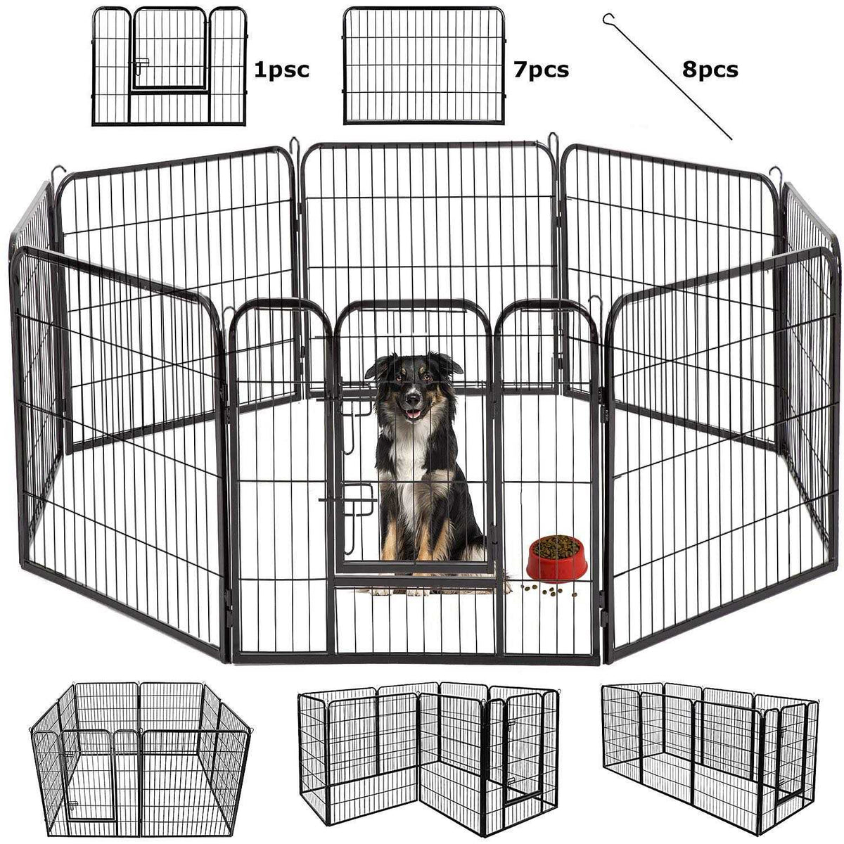 Heavy Duty Pet Playpen Dog Exercise Pen Cat Fence S926