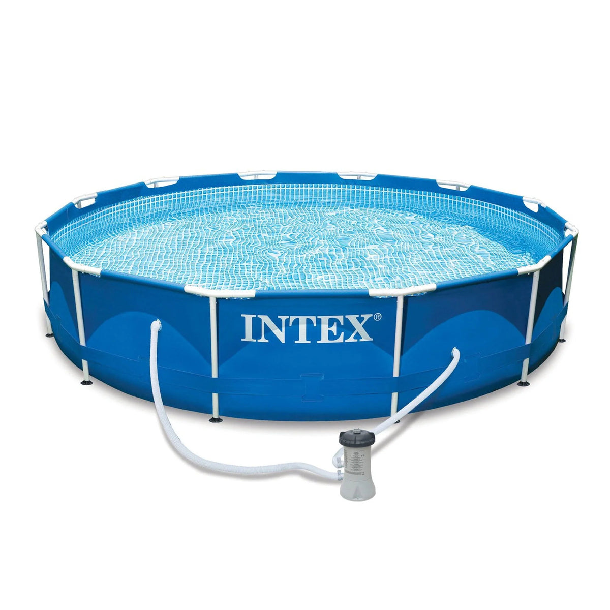 12 x 2.5 Foot Metal Frame Above Ground Pool Y55973