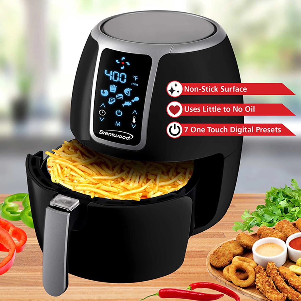 1400 Watt 4 Quart Electric Digital Air Fryer Z84468