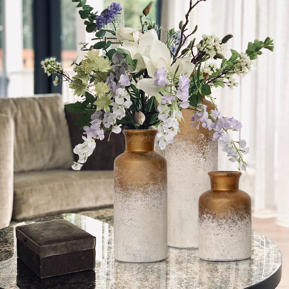 Ceramic Vase Set of 3 Y4452