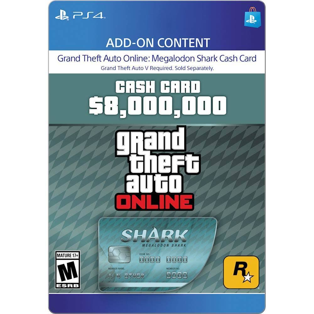 Grand Theft Auto V Online Cash Card PlayStation 4 Digital T38801