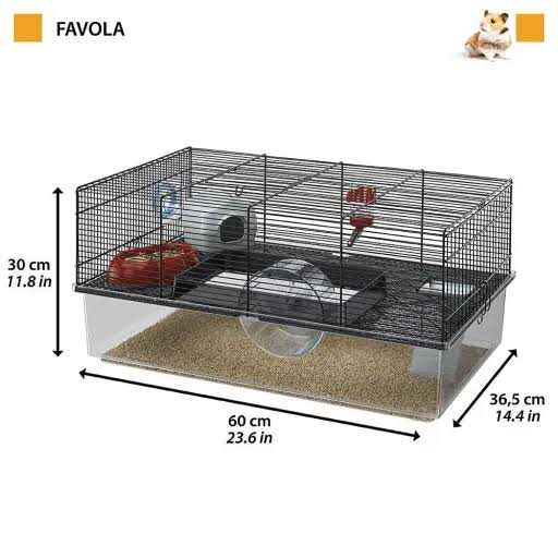 Large Hamster Cage with Water Bottle M177