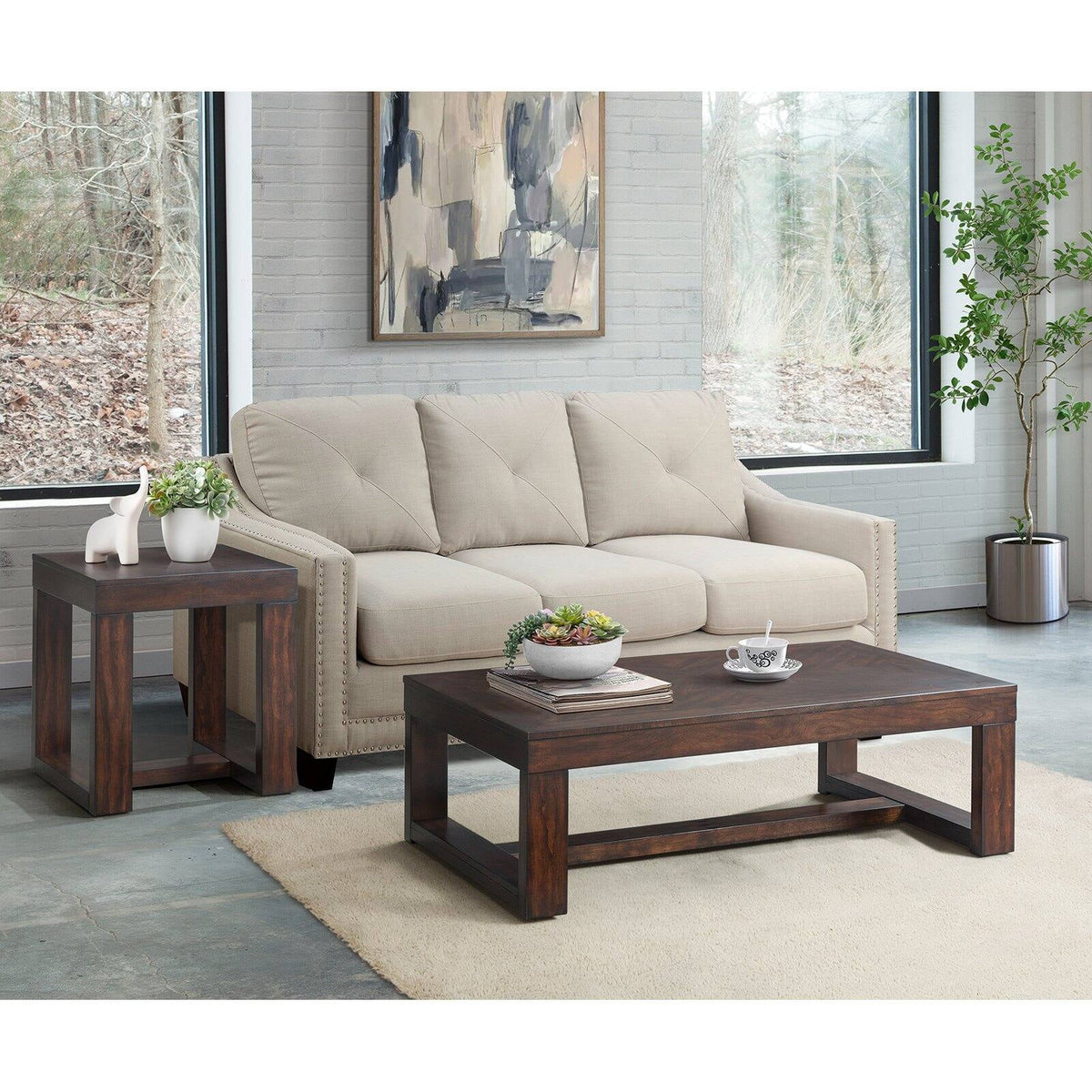 Square End Table A212261