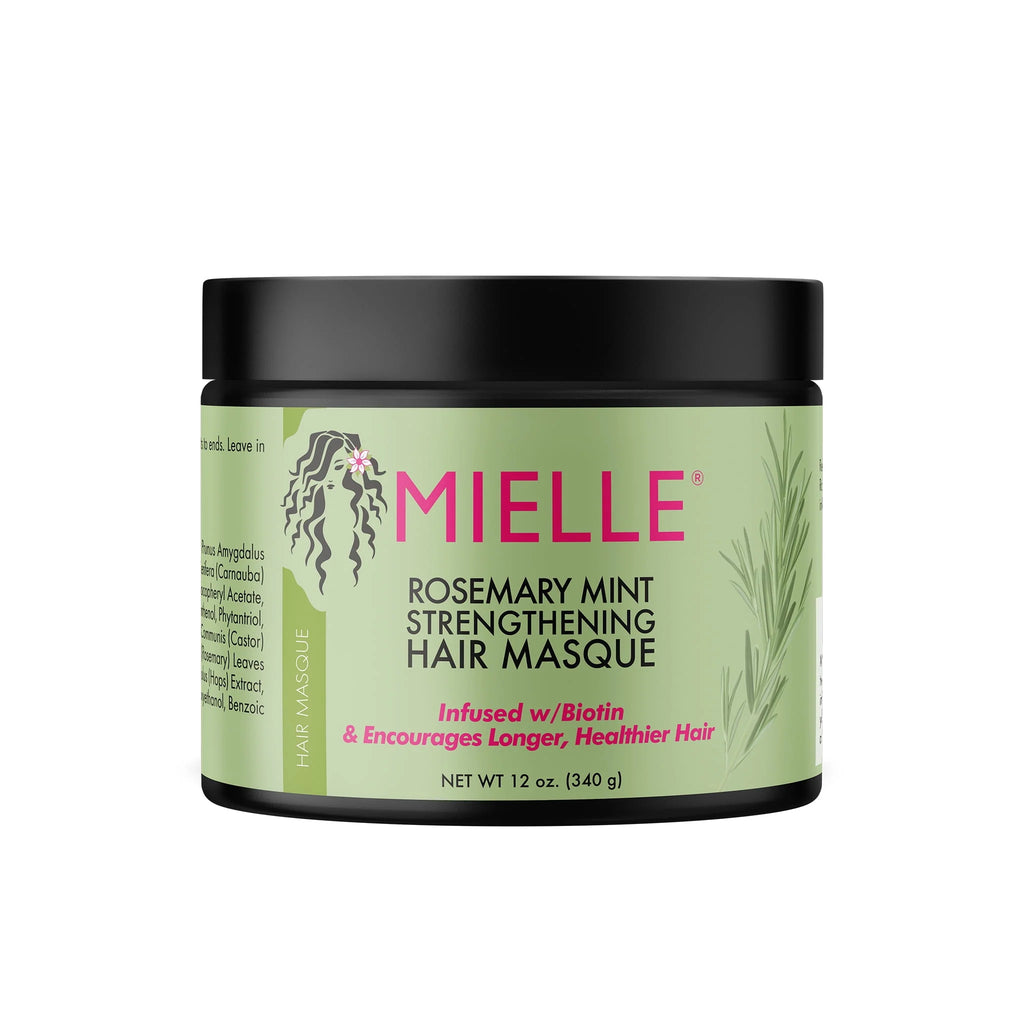 Strengthen Moisturize Nourish Hair Mask with Biotin Rosemary Coco Oil & Honey 12 Oz B830835