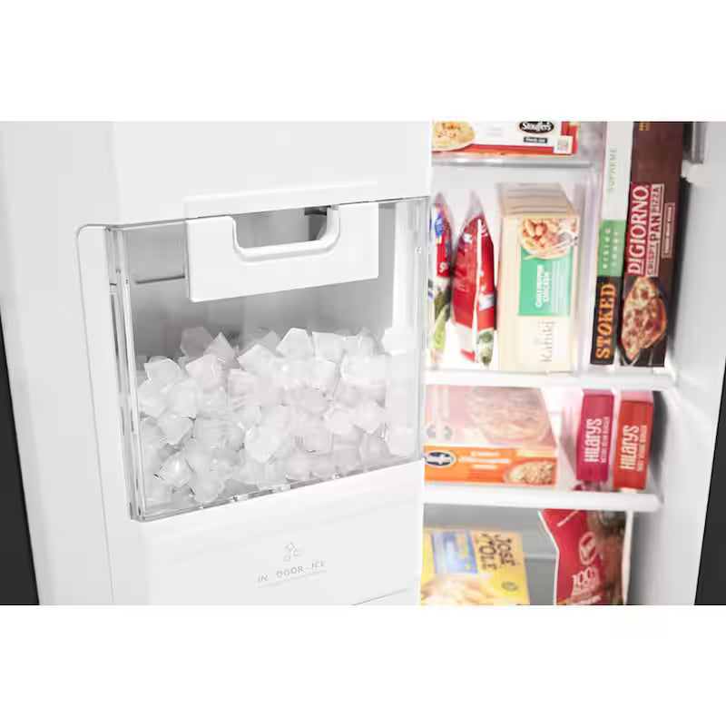 24.5 cu. ft. Black Side by Side Refrigerator with Ice and Water Dispenser U339650