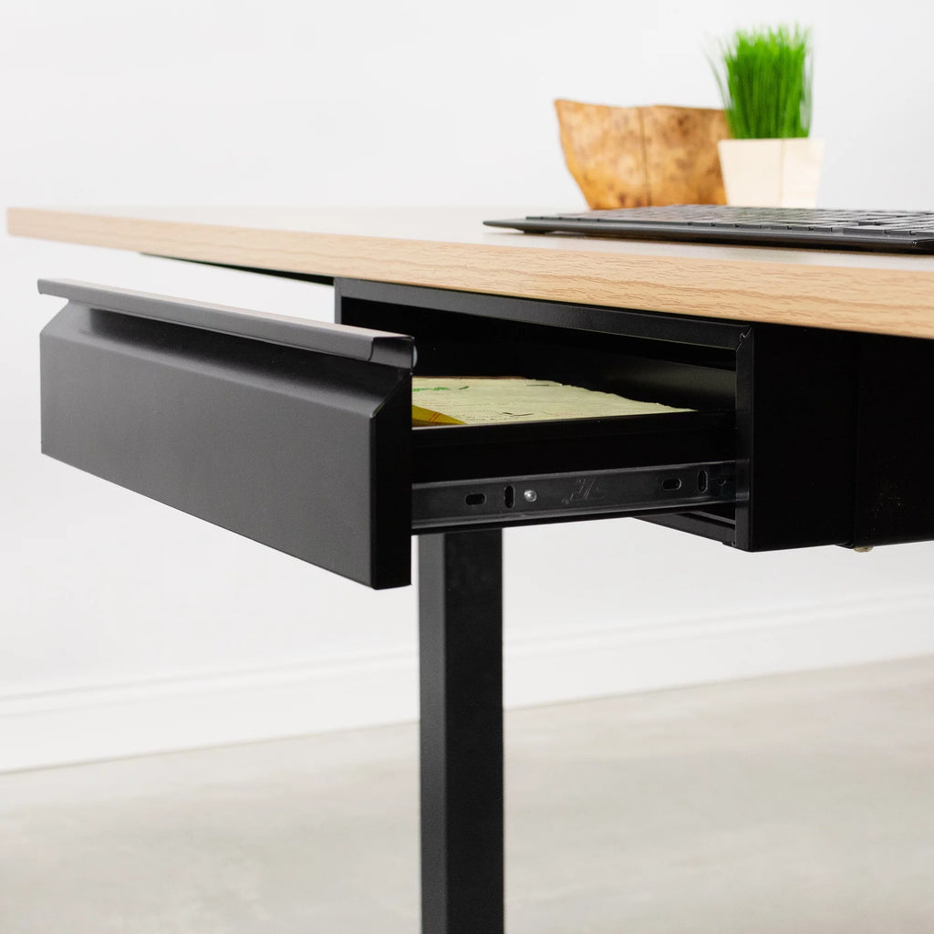 Black Pull Out Under Desk Storage Drawer J801781