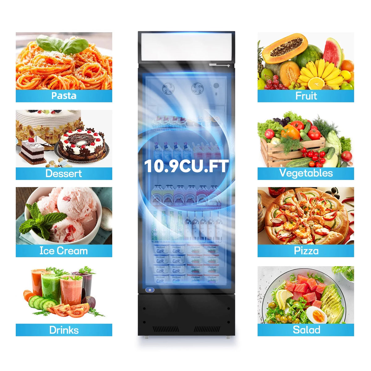 10.9 Cu.Ft Merchandising Refrigerator J972673