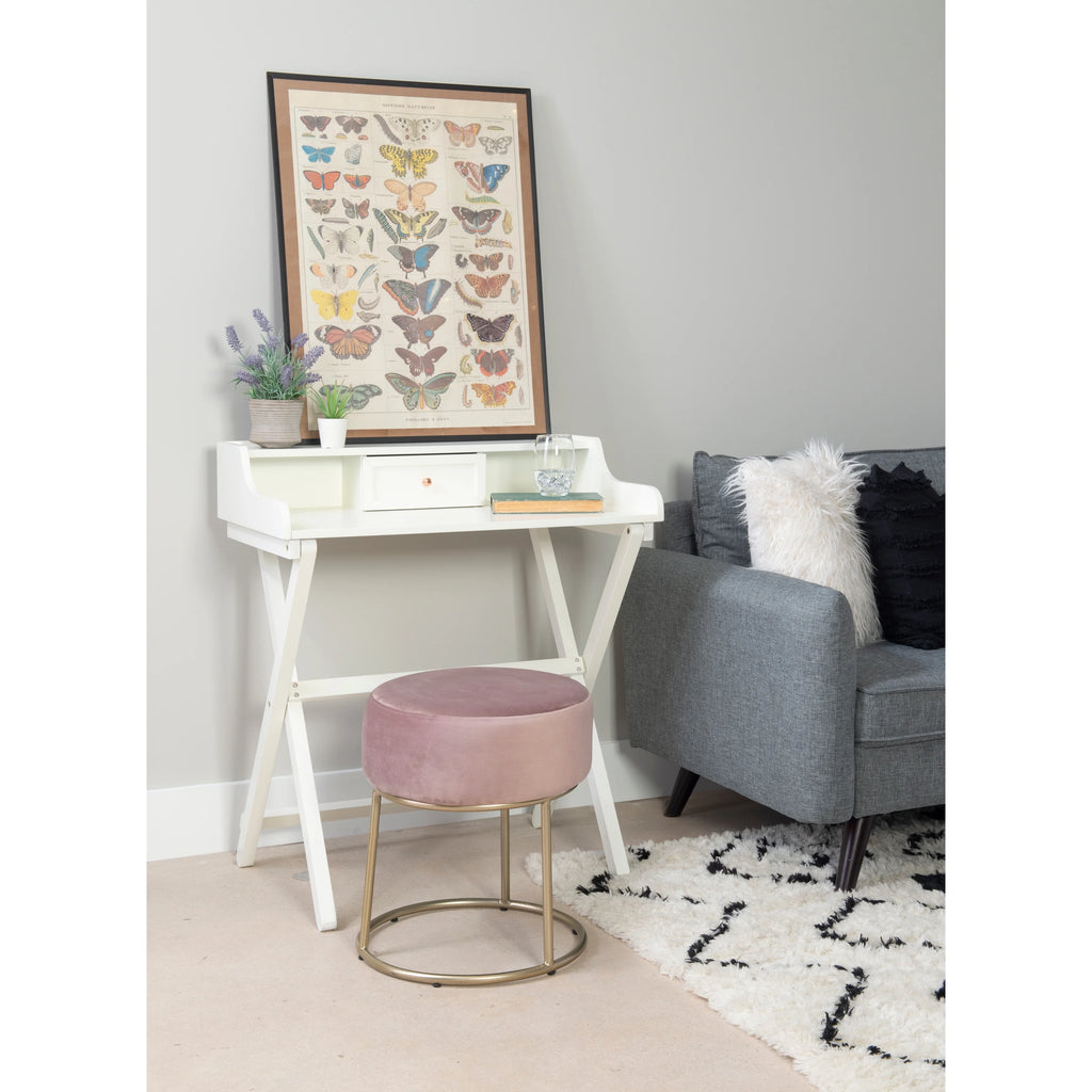 Solid Wood Folding Writing Desk Grey T499