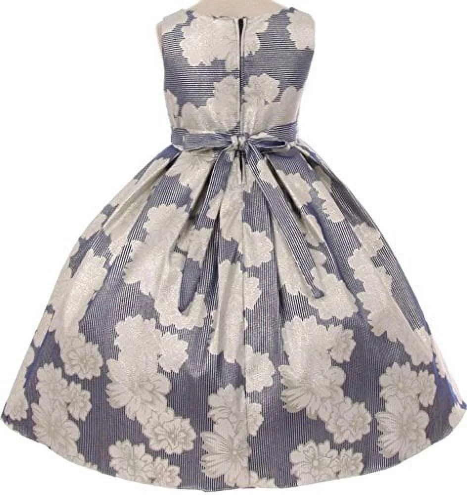 Red Tea Length Flower Girl Dress G881697